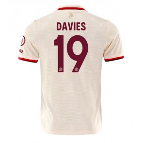 Bayern Munich Alphonso Davies #19 Alternativní Dres 2024-25 Krátký Rukáv